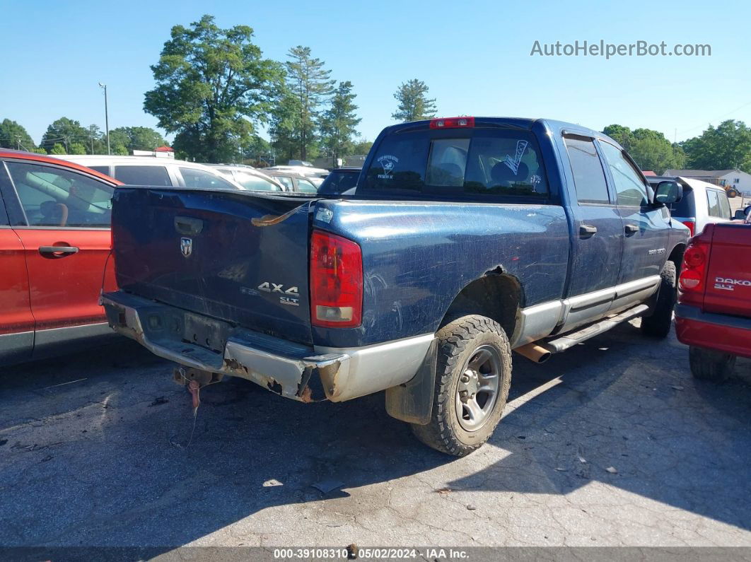 2005 Dodge Ram 1500 Slt/laramie Navy vin: 1D7HU18D35S249706