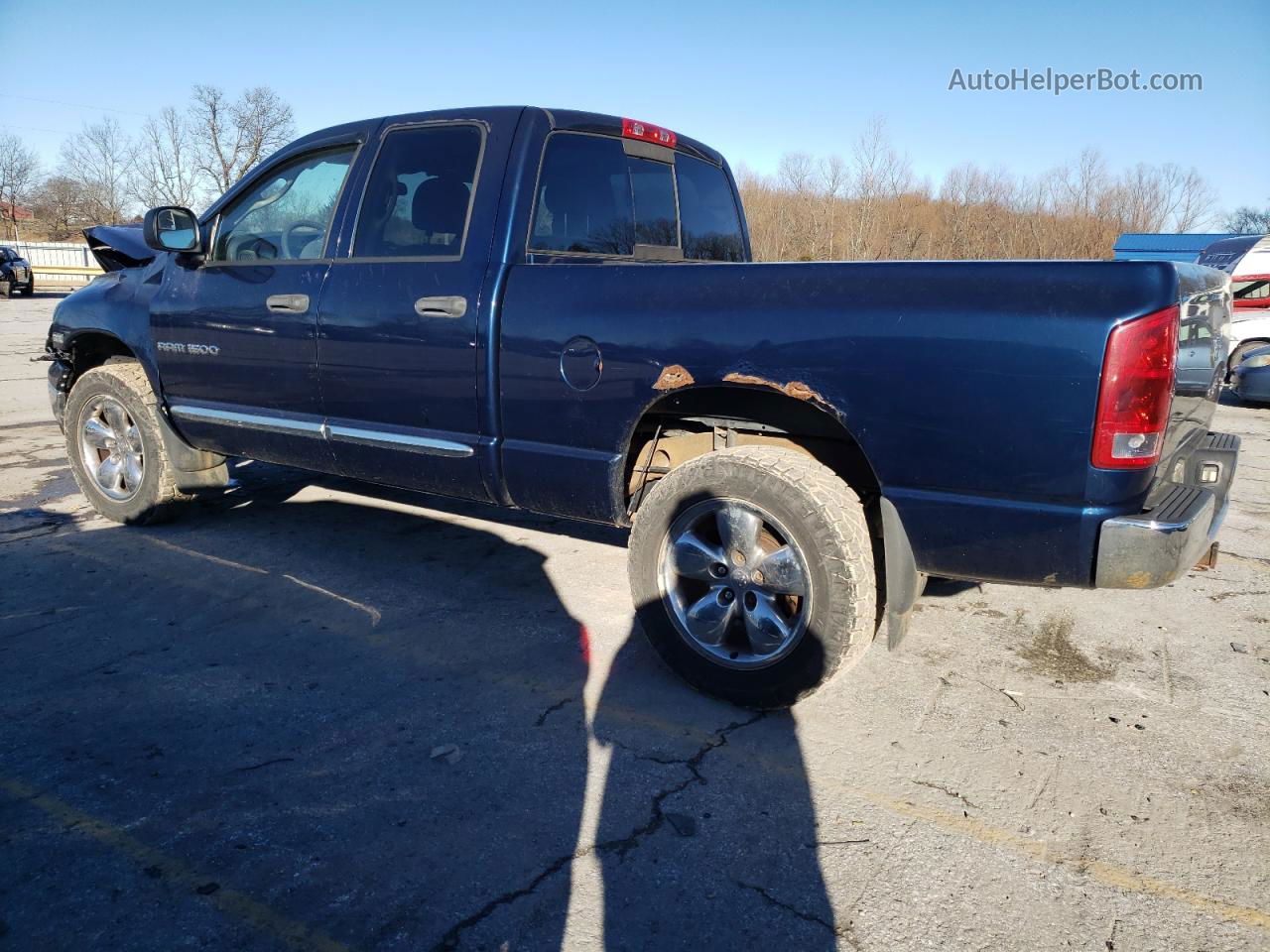 2005 Dodge Ram 1500 St Синий vin: 1D7HU18D35S268272