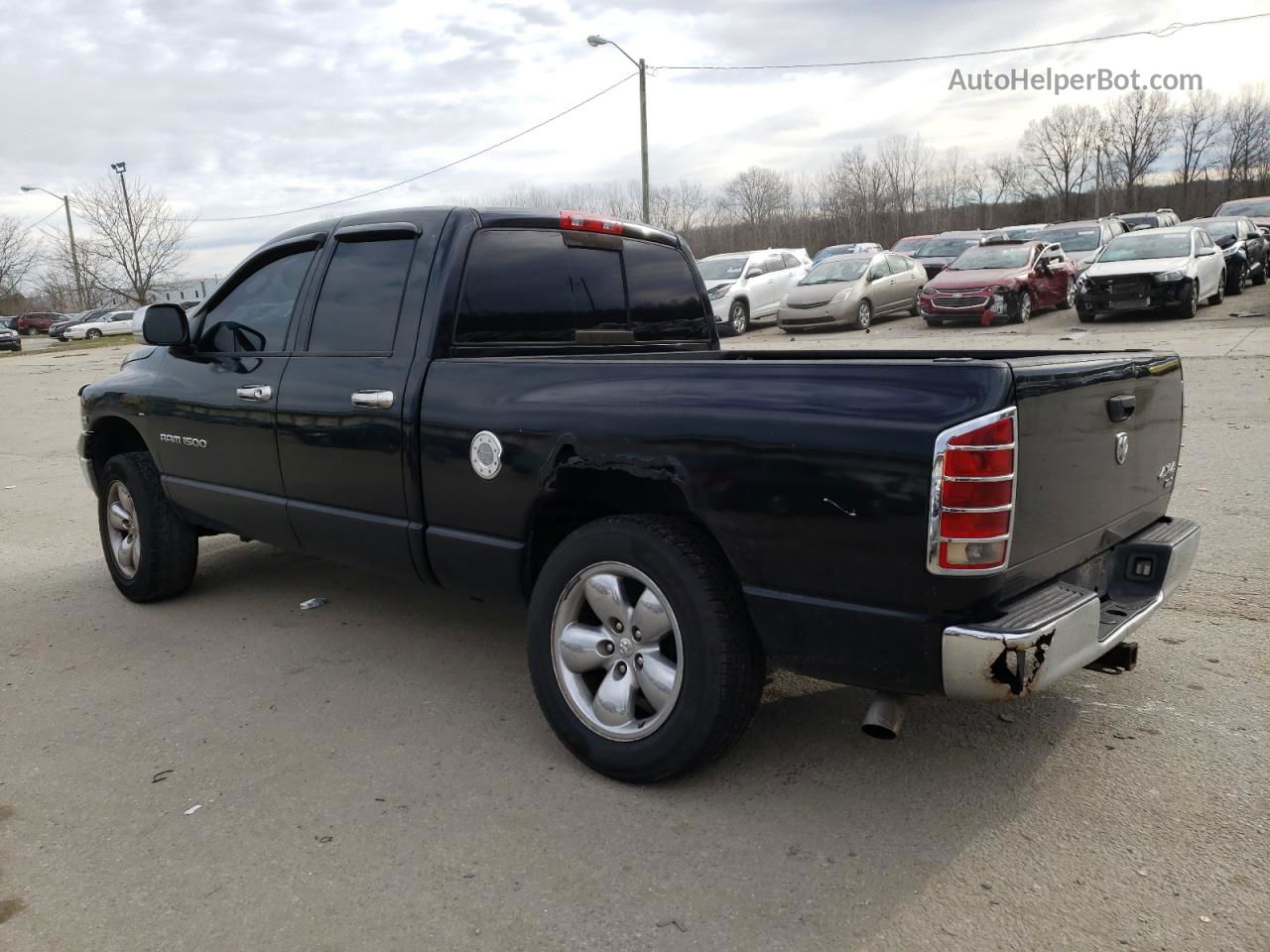 2005 Dodge Ram 1500 St Black vin: 1D7HU18D45J602881