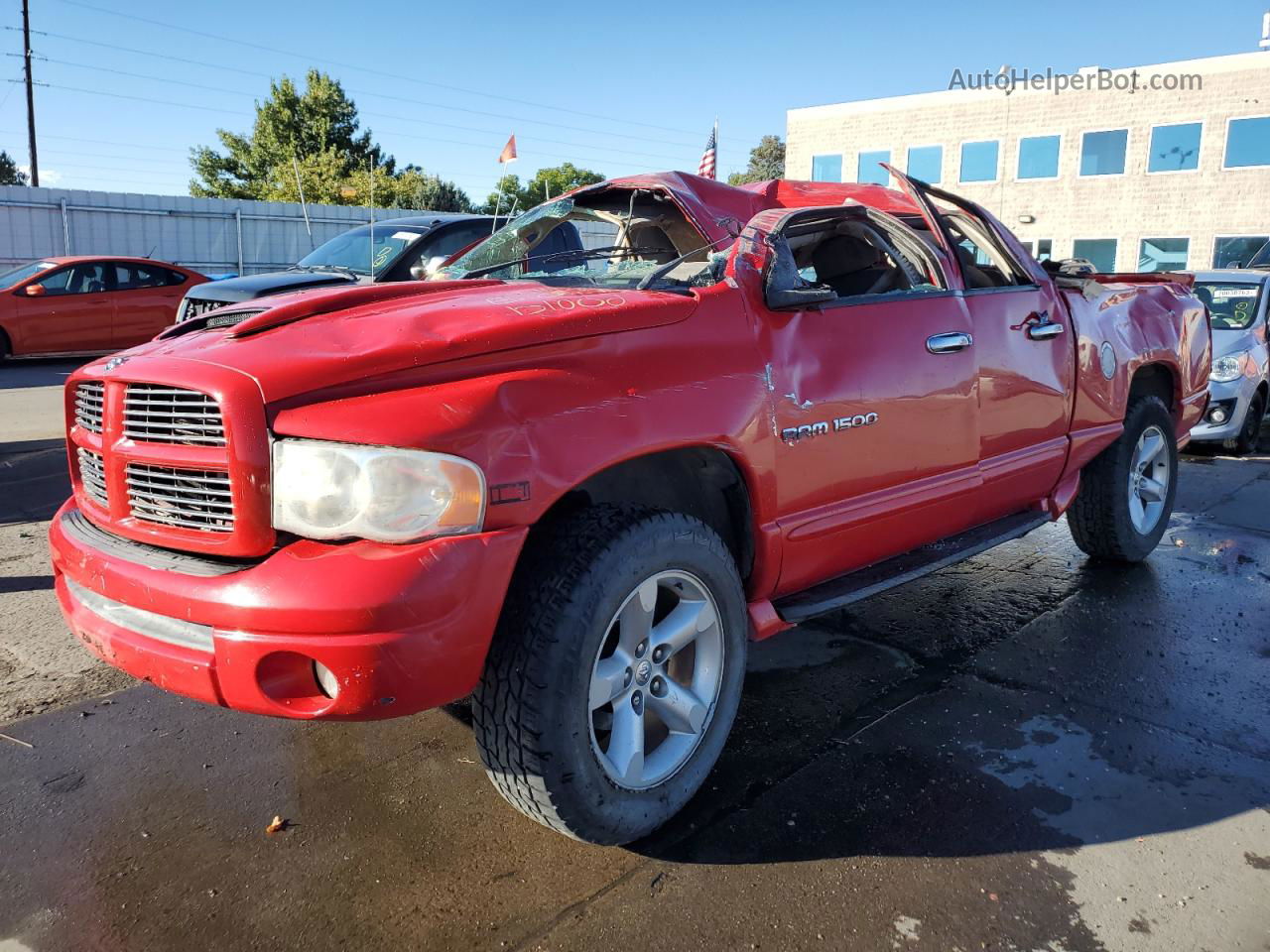 2005 Dodge Ram 1500 St Red vin: 1D7HU18D55J548846