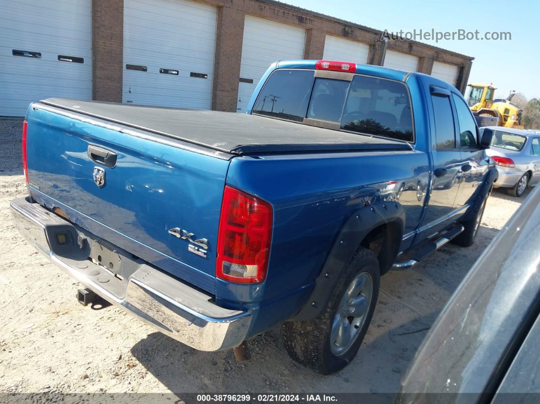 2005 Dodge Ram 1500 Slt/laramie Blue vin: 1D7HU18D55S142169