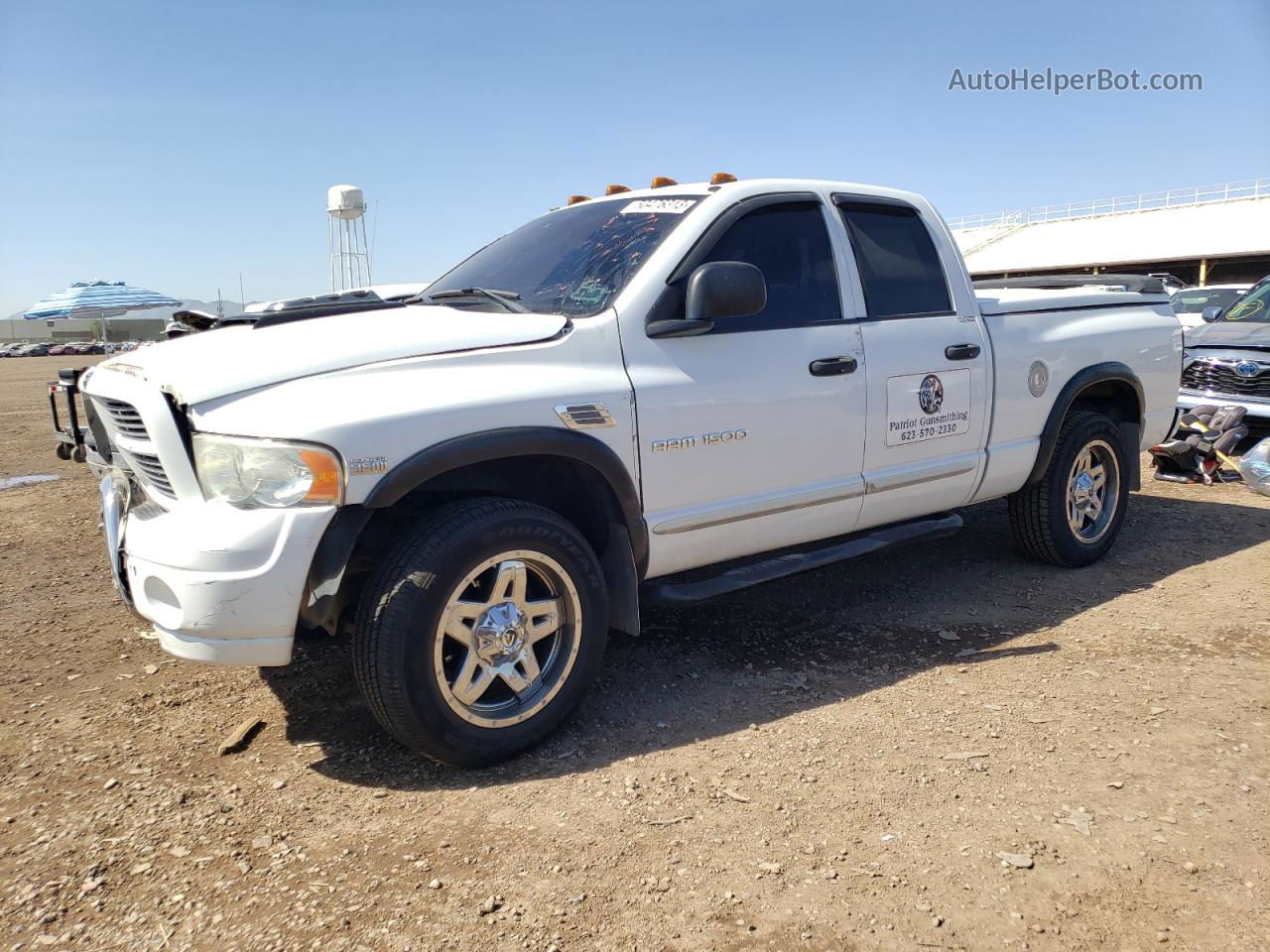 2005 Dodge Ram 1500 St White vin: 1D7HU18D55S202354