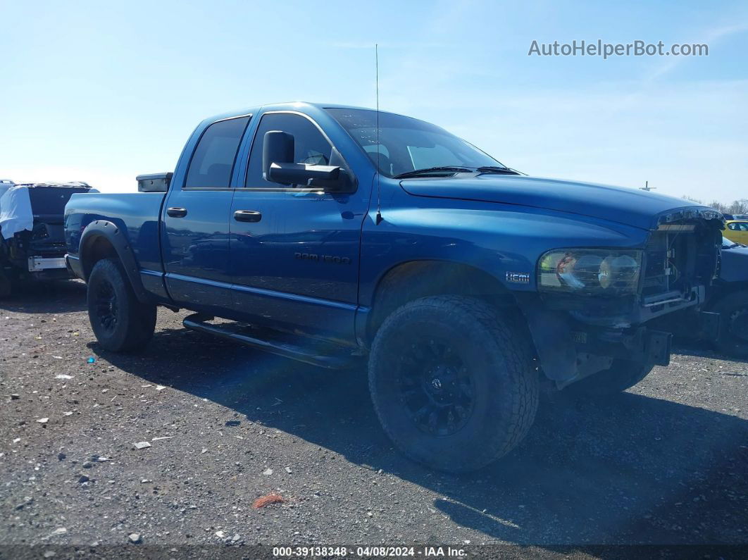 2005 Dodge Ram 1500 Slt/laramie Синий vin: 1D7HU18D65S125784