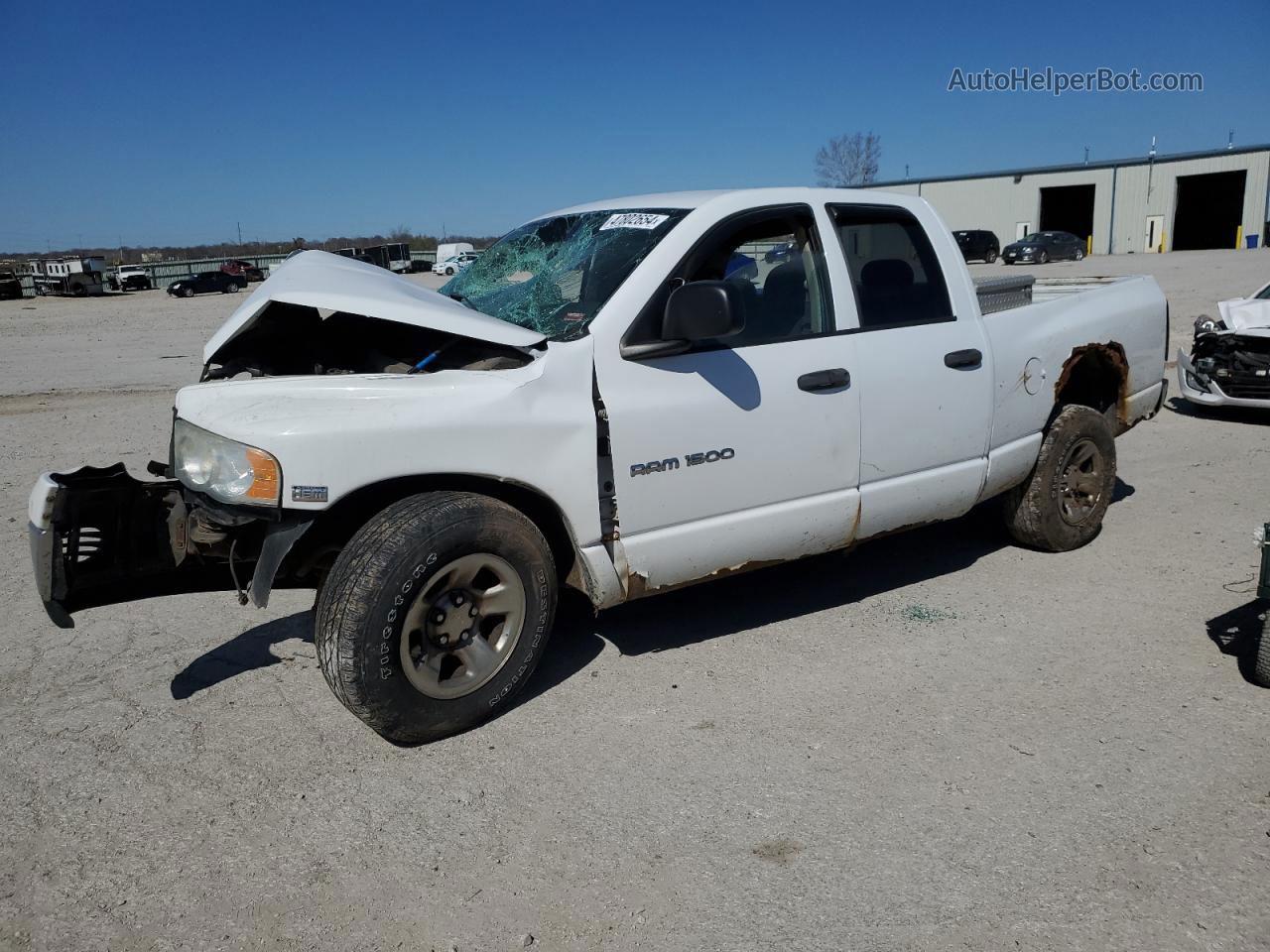 2005 Dodge Ram 1500 St White vin: 1D7HU18D65S191252