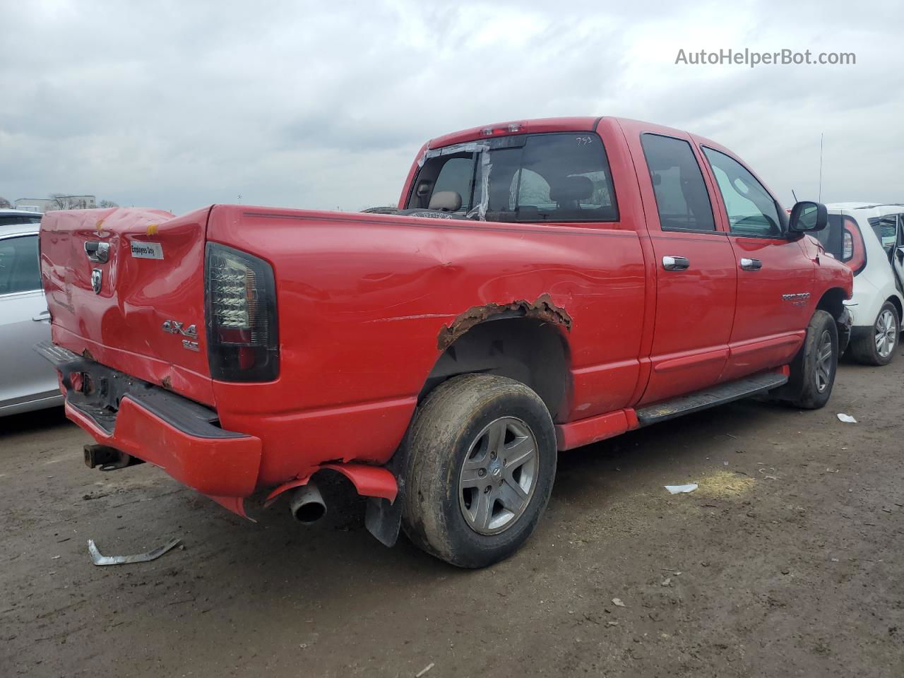 2005 Dodge Ram 1500 St Красный vin: 1D7HU18D65S232642