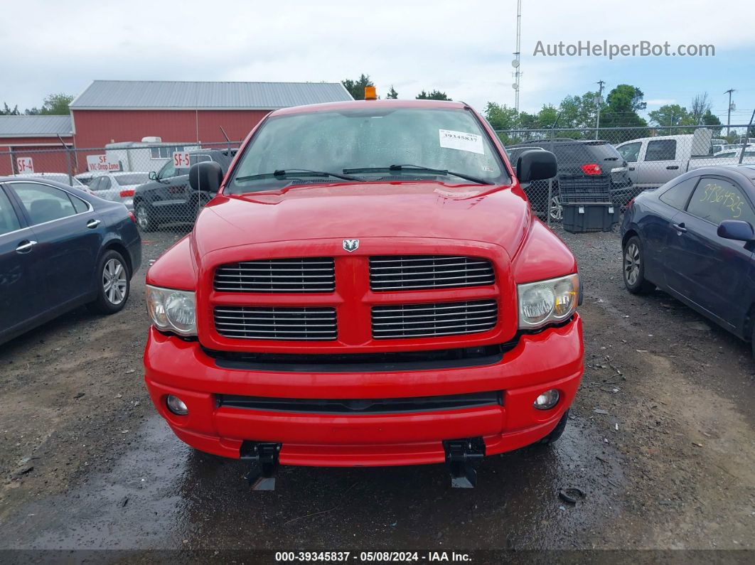 2005 Dodge Ram 1500 Slt/laramie Red vin: 1D7HU18D75J590824