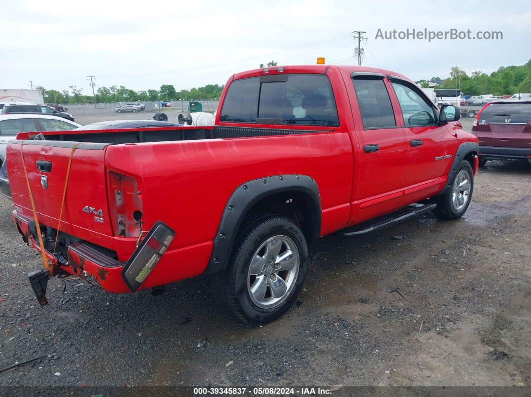 2005 Dodge Ram 1500 Slt/laramie Red vin: 1D7HU18D75J590824