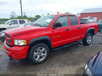 2005 Dodge Ram 1500 Slt/laramie Red vin: 1D7HU18D75J590824