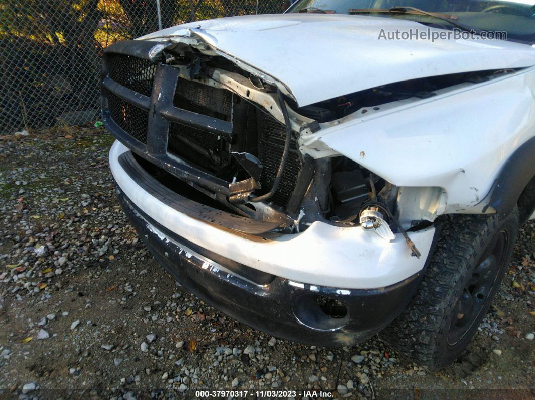 2005 Dodge Ram 1500 Slt/laramie White vin: 1D7HU18D75J599880