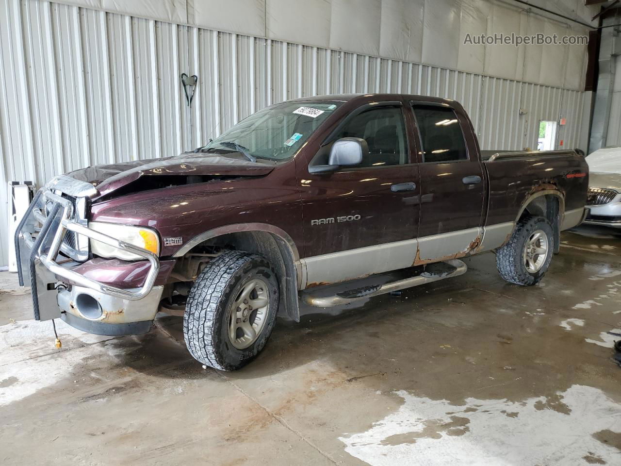 2005 Dodge Ram 1500 St Maroon vin: 1D7HU18D75S128452