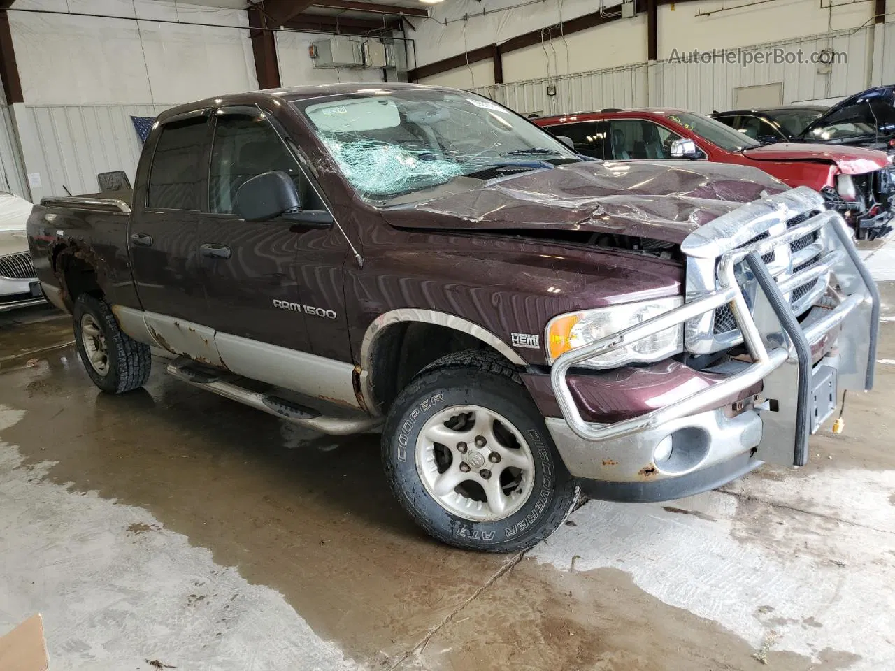 2005 Dodge Ram 1500 St Maroon vin: 1D7HU18D75S128452