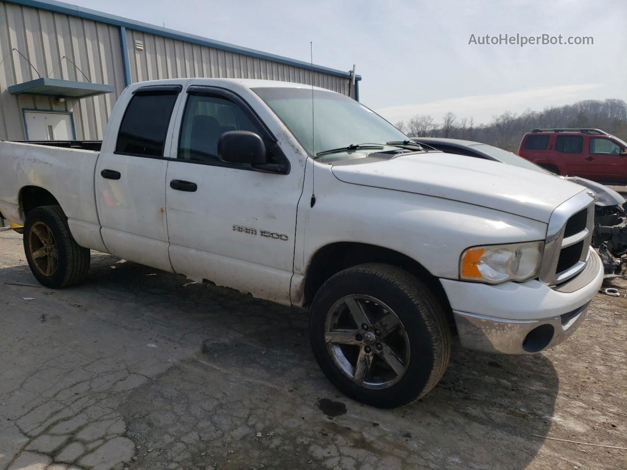 2005 Dodge Ram 1500 St White vin: 1D7HU18D75S154307