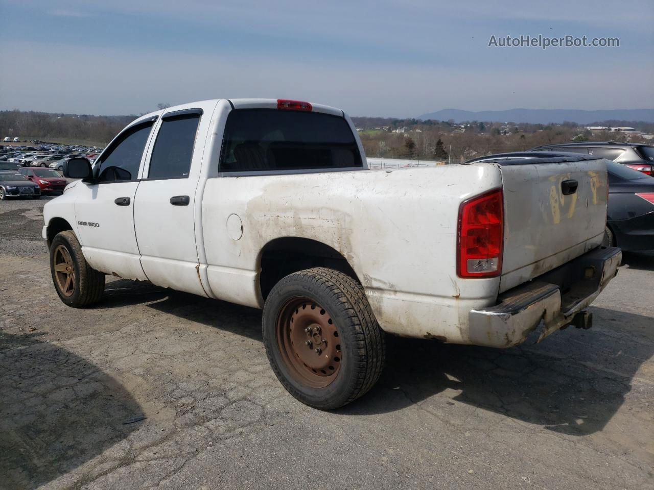 2005 Dodge Ram 1500 St White vin: 1D7HU18D75S154307