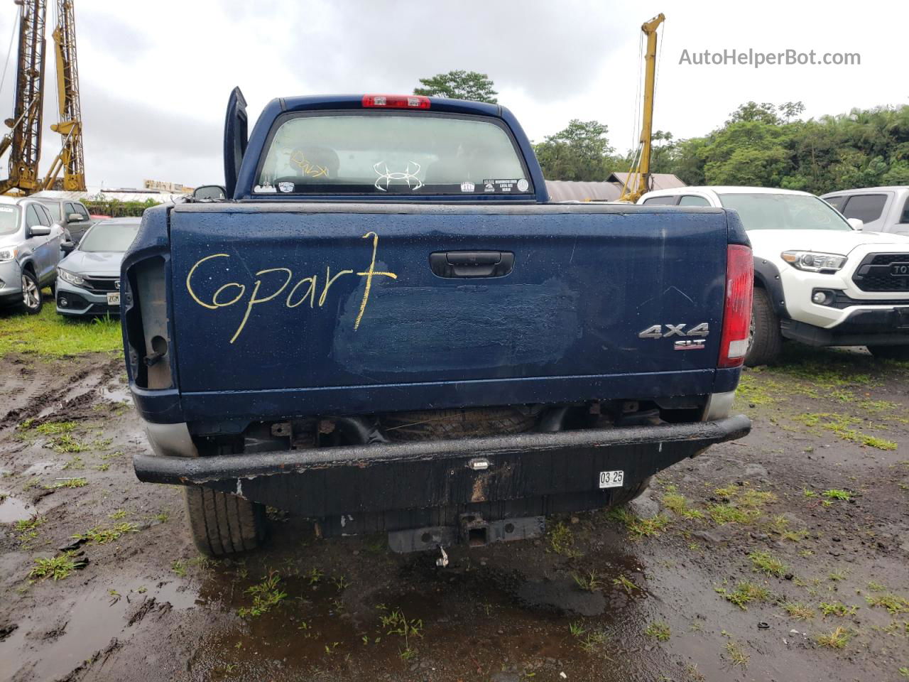 2005 Dodge Ram 1500 St Blue vin: 1D7HU18D75S279954