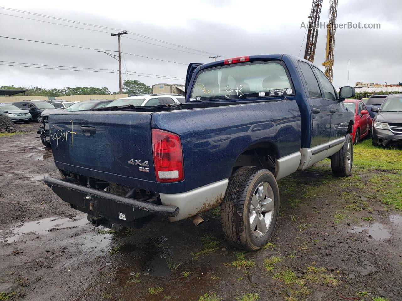 2005 Dodge Ram 1500 St Blue vin: 1D7HU18D75S279954