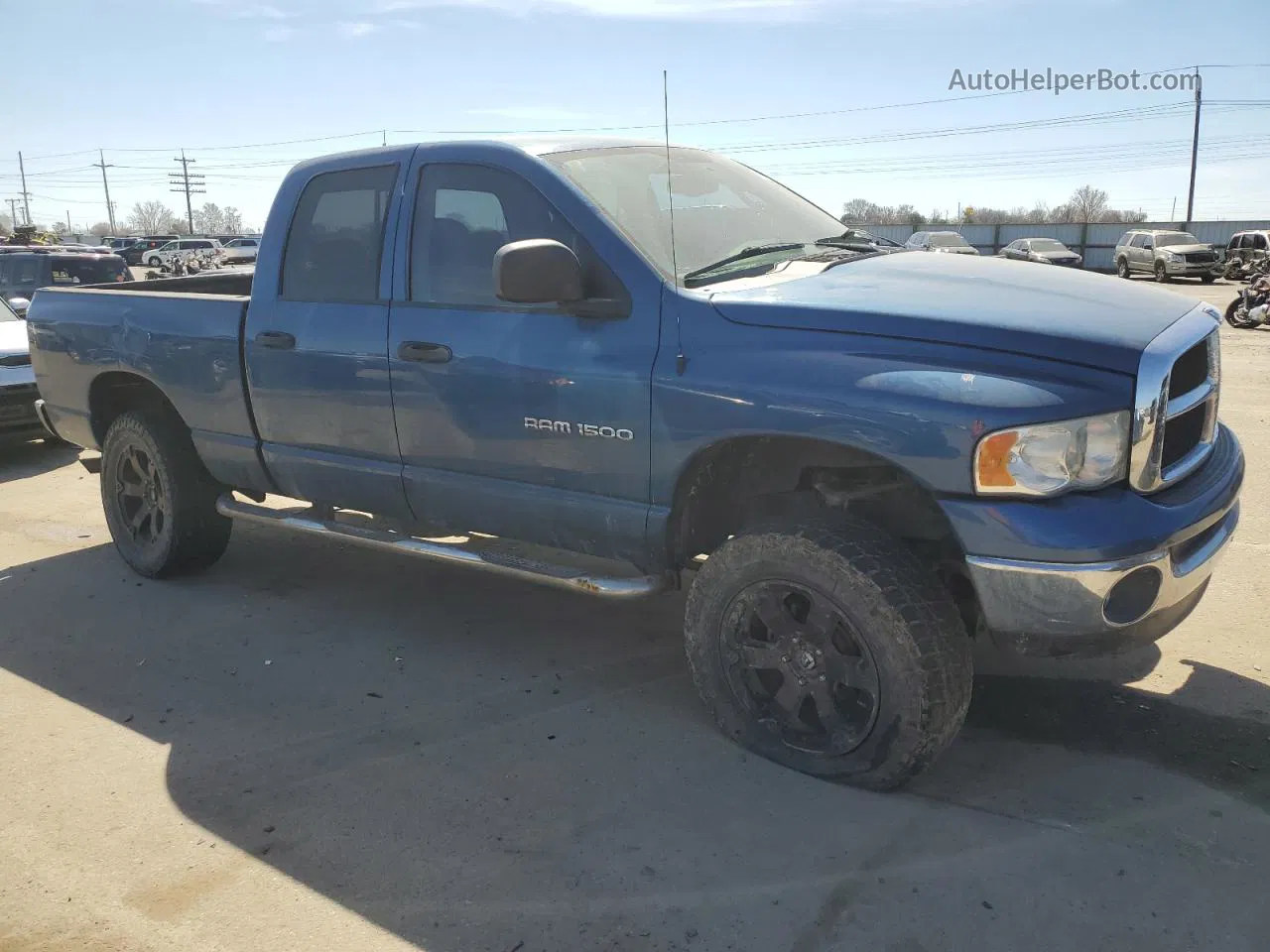 2005 Dodge Ram 1500 St Синий vin: 1D7HU18D85S362731