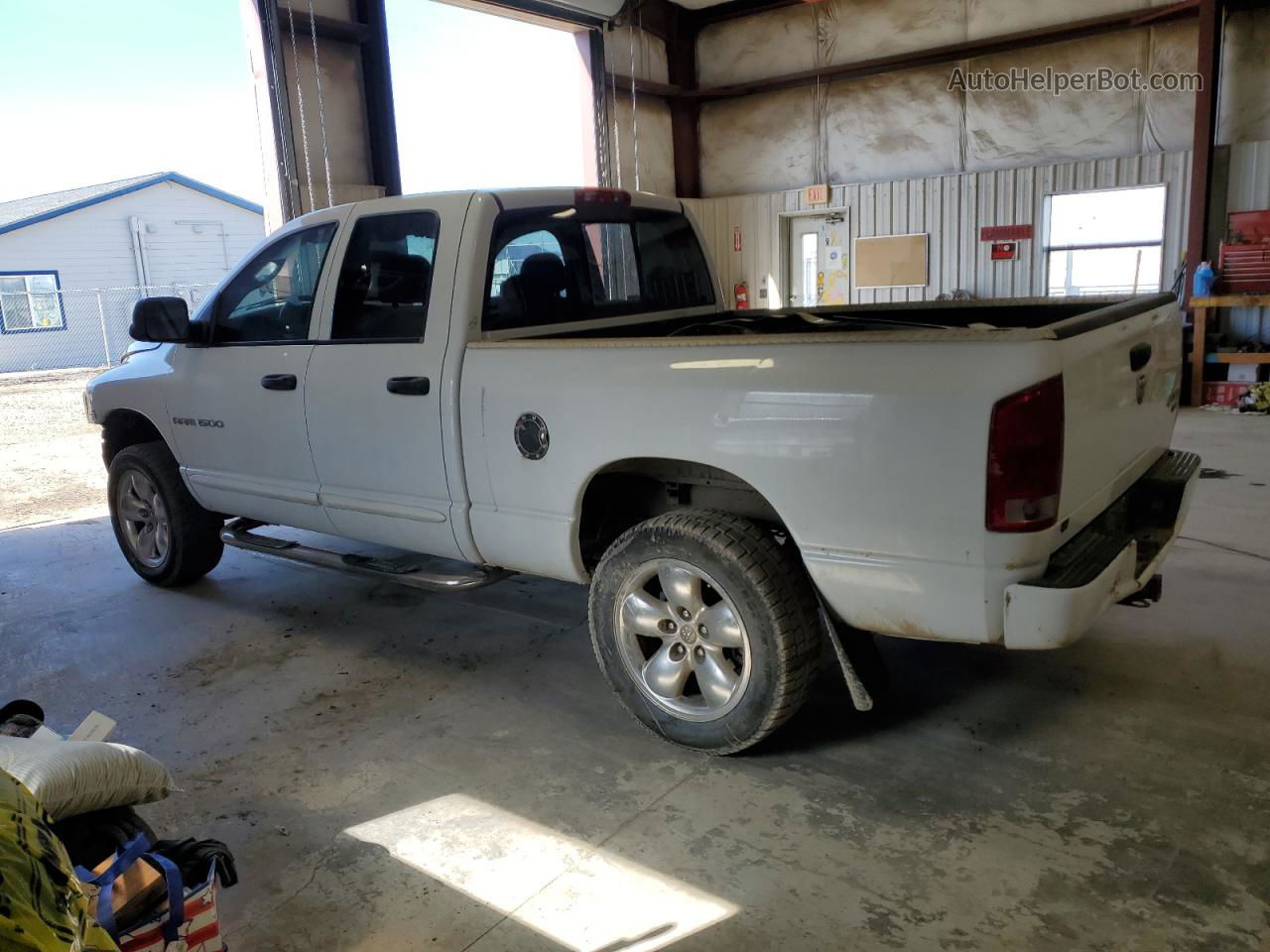 2005 Dodge Ram 1500 St White vin: 1D7HU18D95J501402