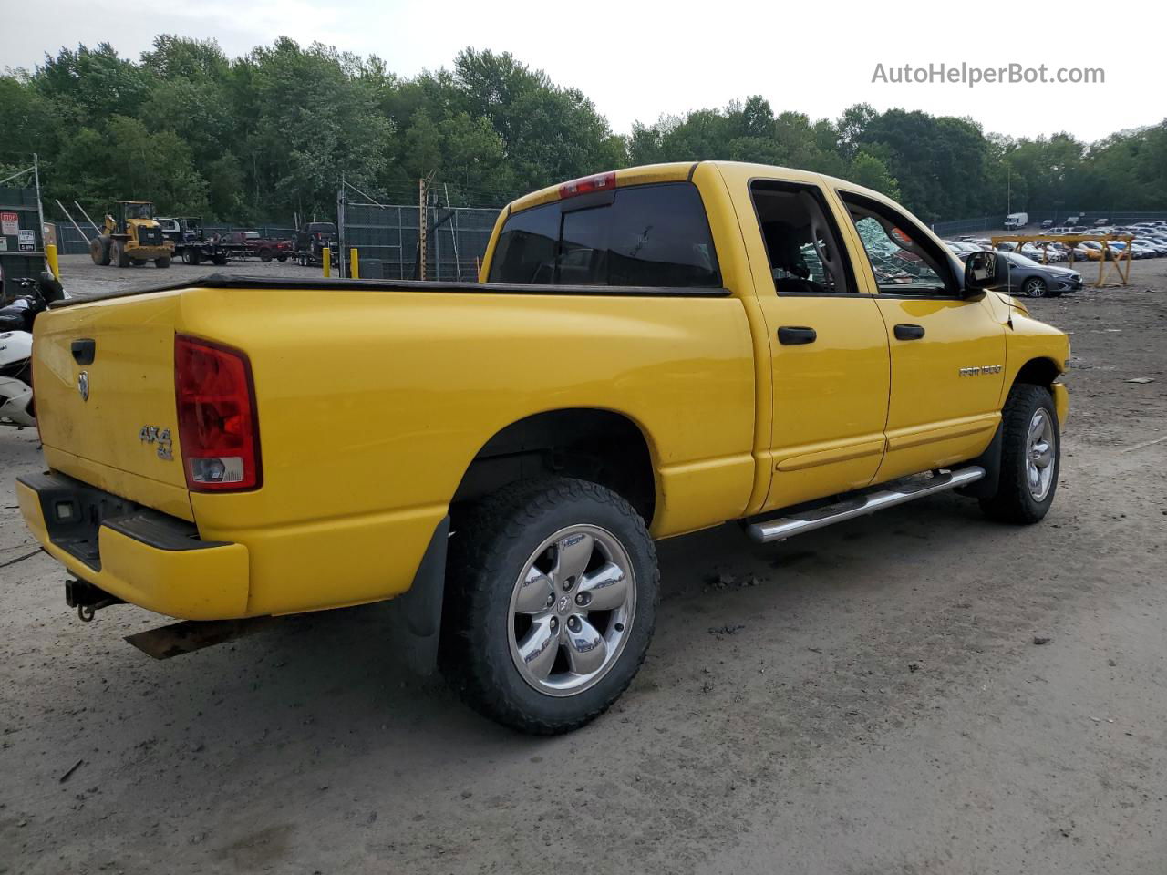 2005 Dodge Ram 1500 St Желтый vin: 1D7HU18D95J555489