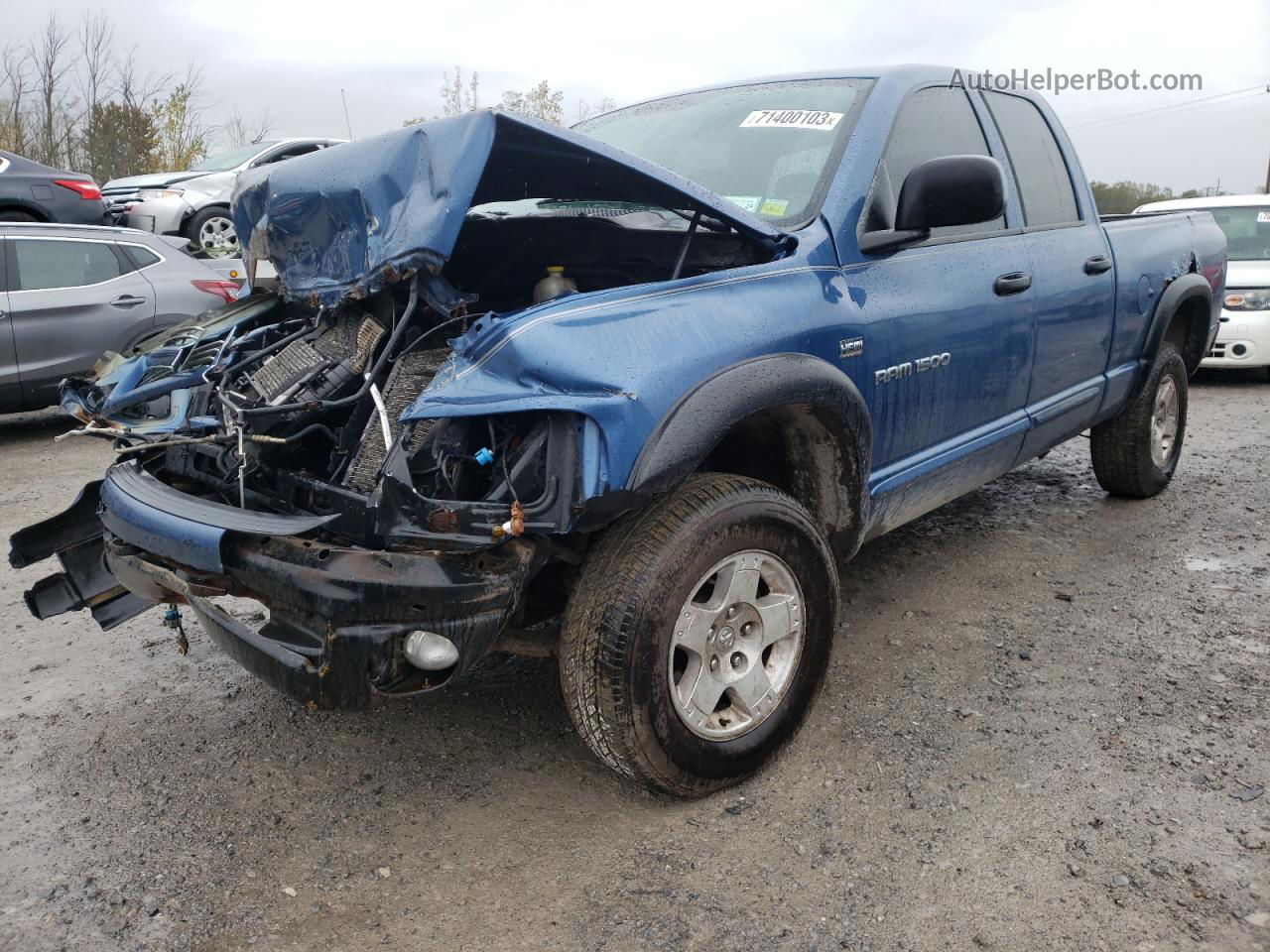 2005 Dodge Ram 1500 St Blue vin: 1D7HU18D95S118716