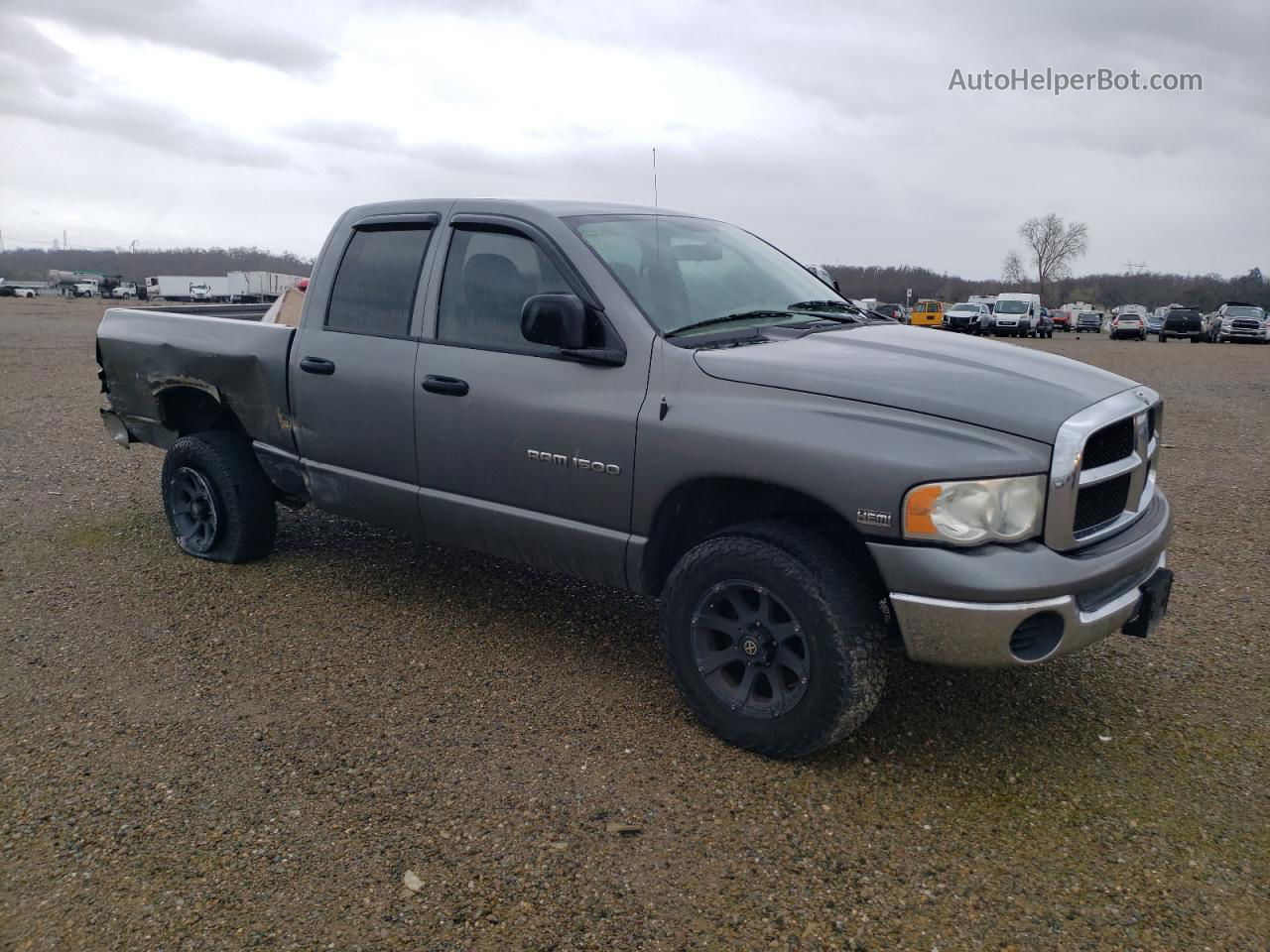 2005 Dodge Ram 1500 St Серый vin: 1D7HU18D95S122104