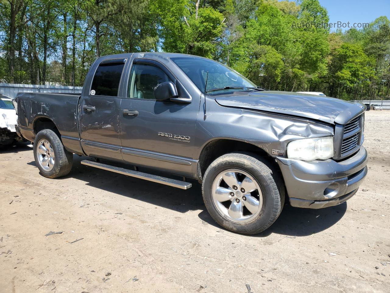 2005 Dodge Ram 1500 St Серый vin: 1D7HU18D95S125813