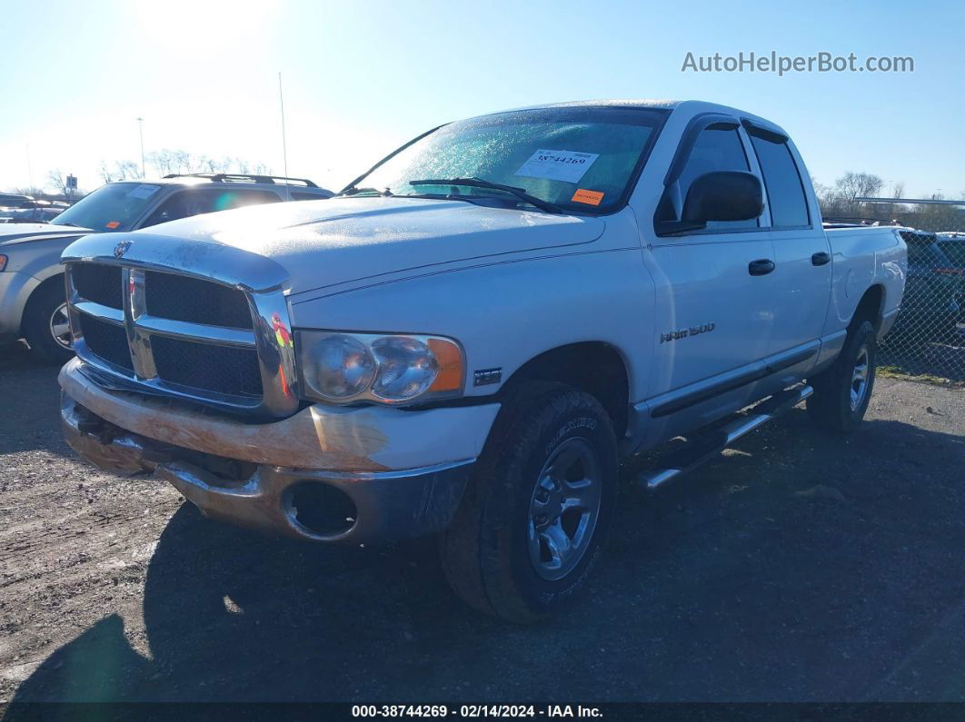 2005 Dodge Ram 1500 Slt/laramie White vin: 1D7HU18D95S143938