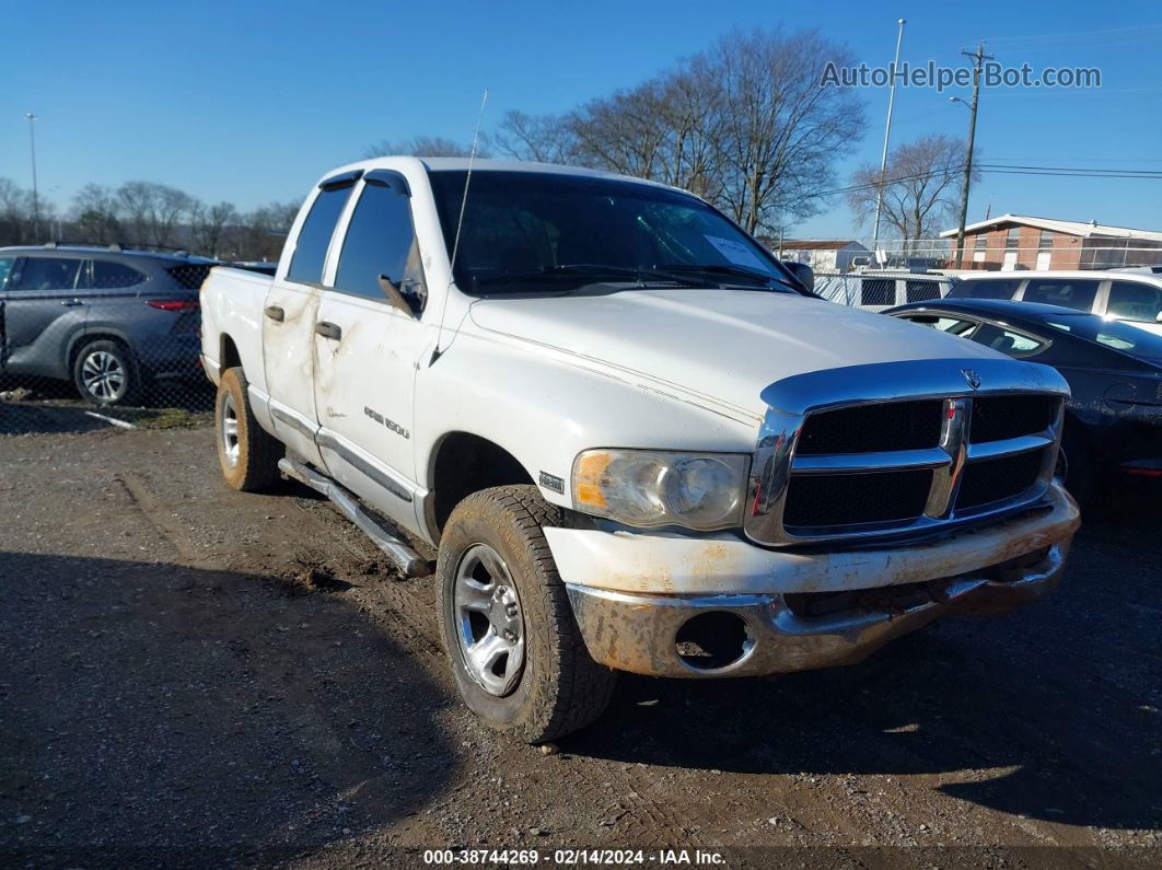 2005 Dodge Ram 1500 Slt/laramie White vin: 1D7HU18D95S143938