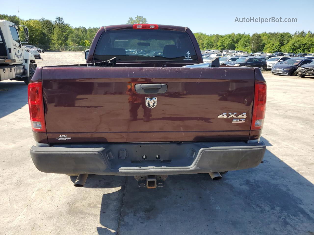 2005 Dodge Ram 1500 St Burgundy vin: 1D7HU18D95S196851