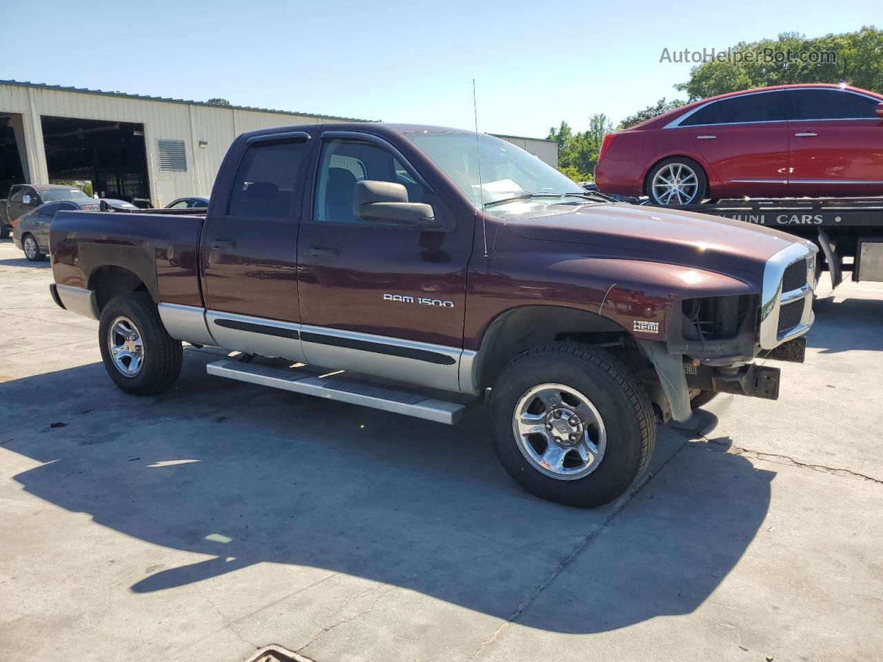 2005 Dodge Ram 1500 St Burgundy vin: 1D7HU18D95S196851