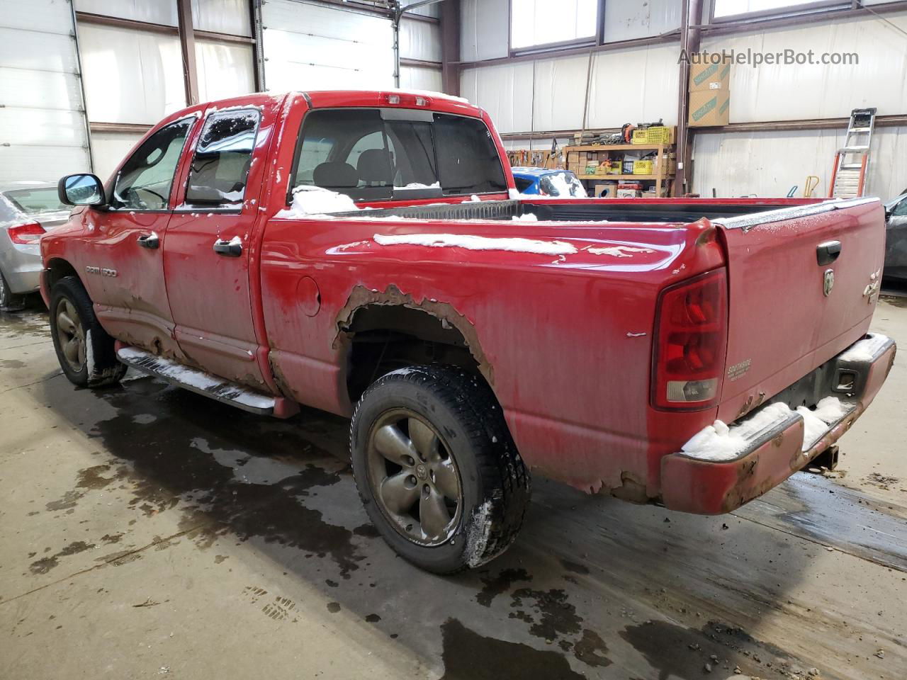 2005 Dodge Ram 1500 St Red vin: 1D7HU18D95S212806