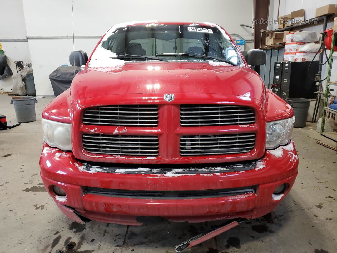 2005 Dodge Ram 1500 St Красный vin: 1D7HU18D95S212806