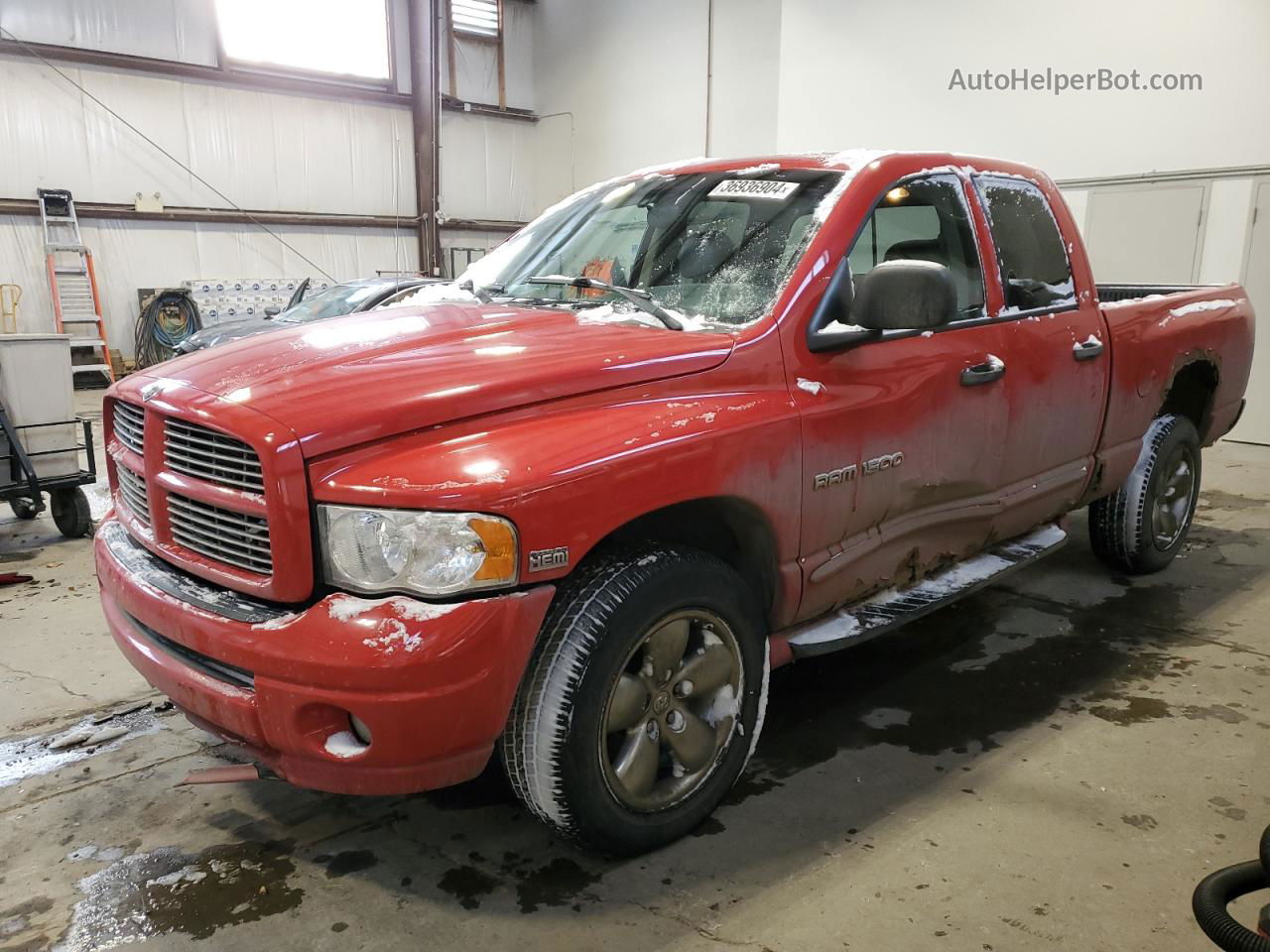 2005 Dodge Ram 1500 St Red vin: 1D7HU18D95S212806