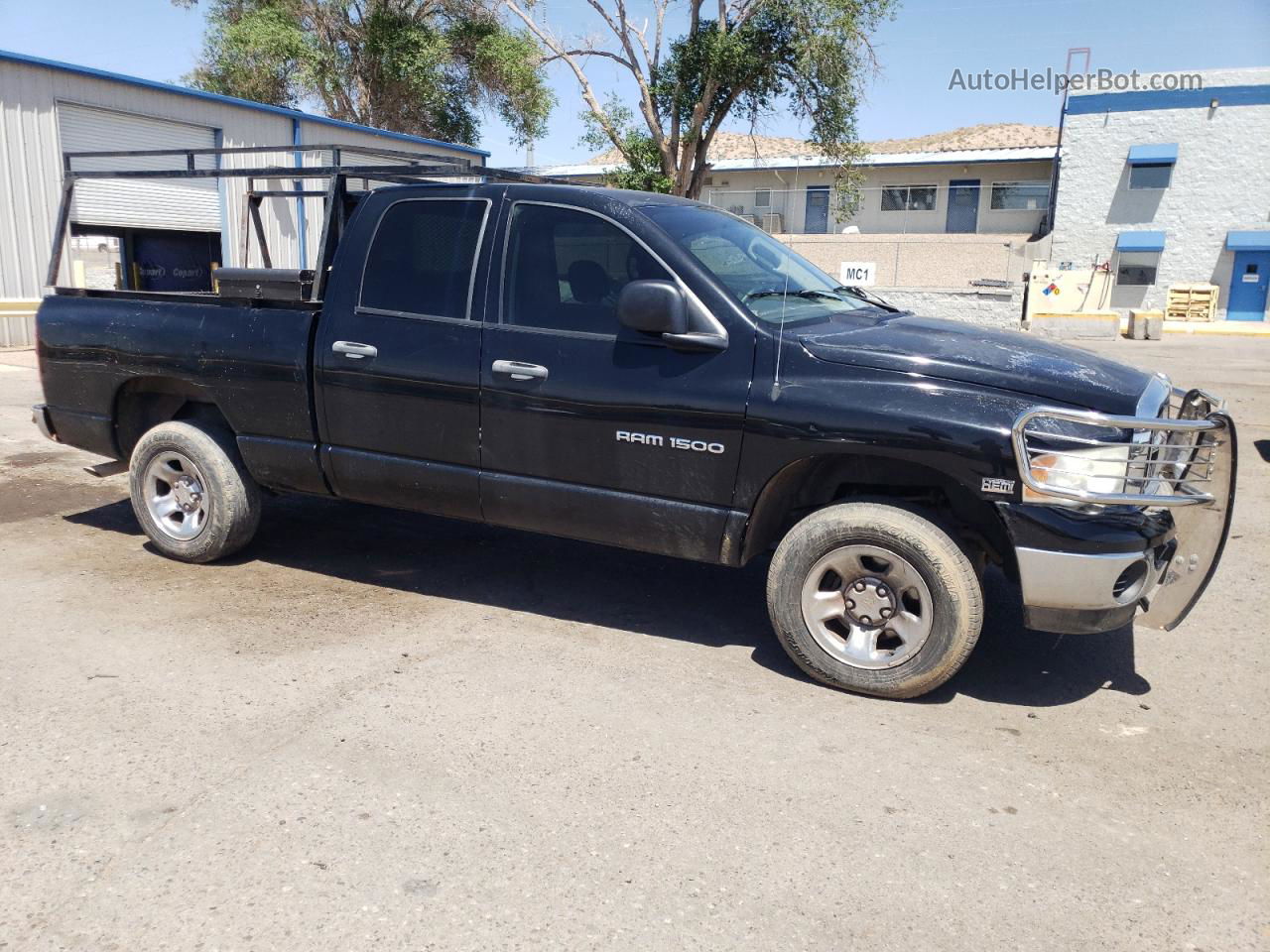 2005 Dodge Ram 1500 St Black vin: 1D7HU18D95S323677