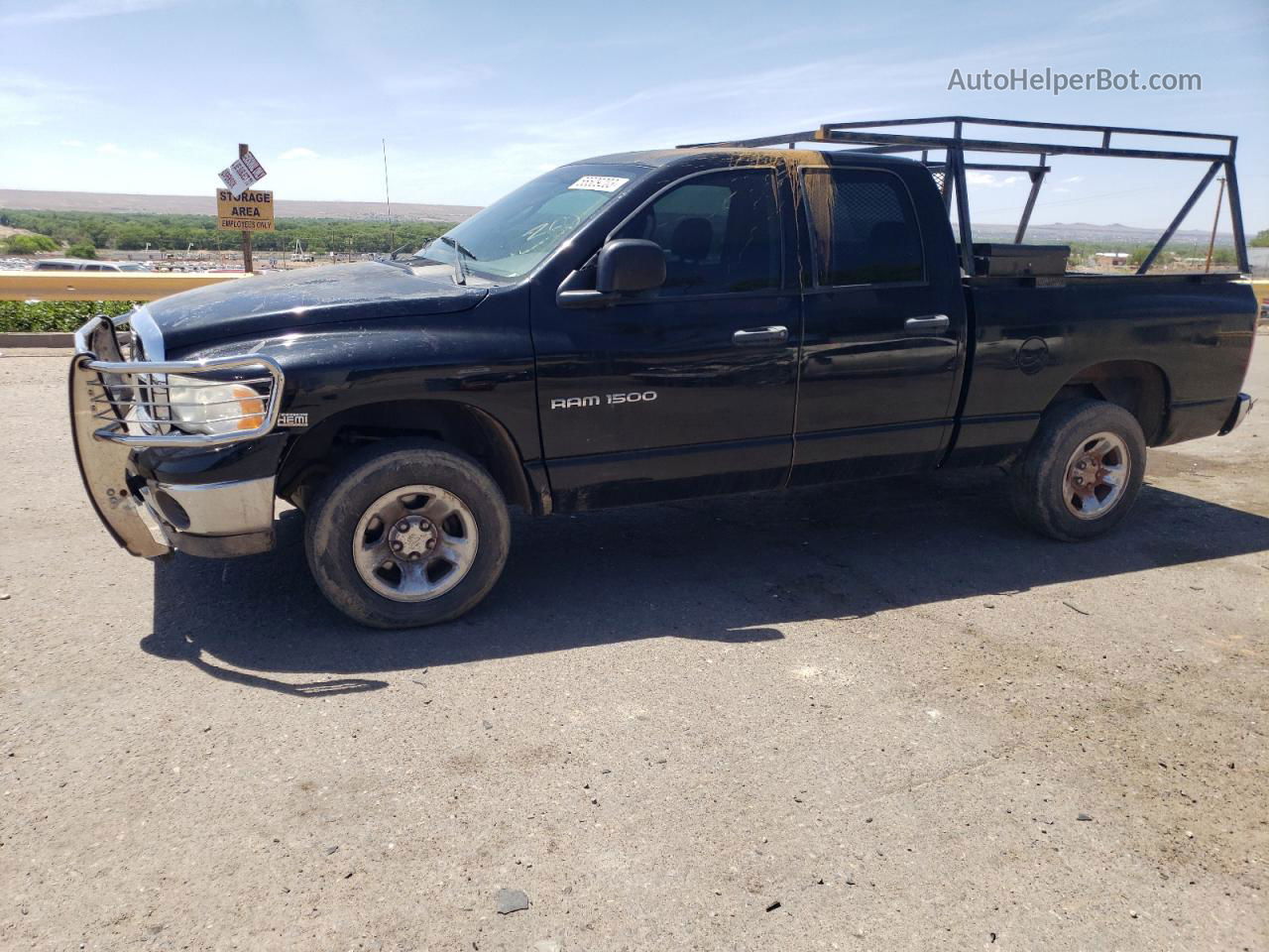 2005 Dodge Ram 1500 St Black vin: 1D7HU18D95S323677