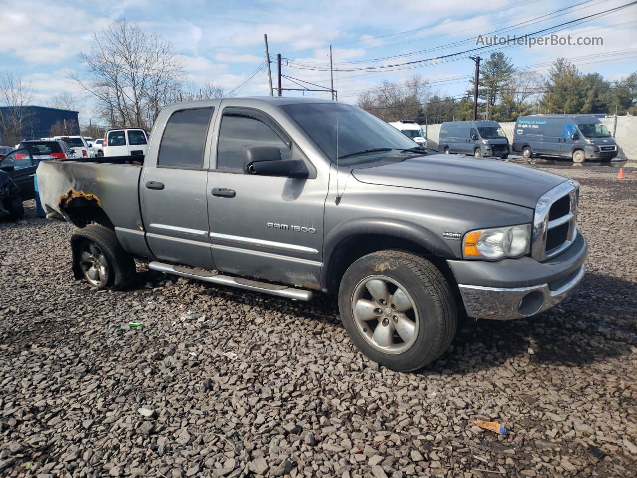 2005 Dodge Ram 1500 St Gray vin: 1D7HU18D95S334615