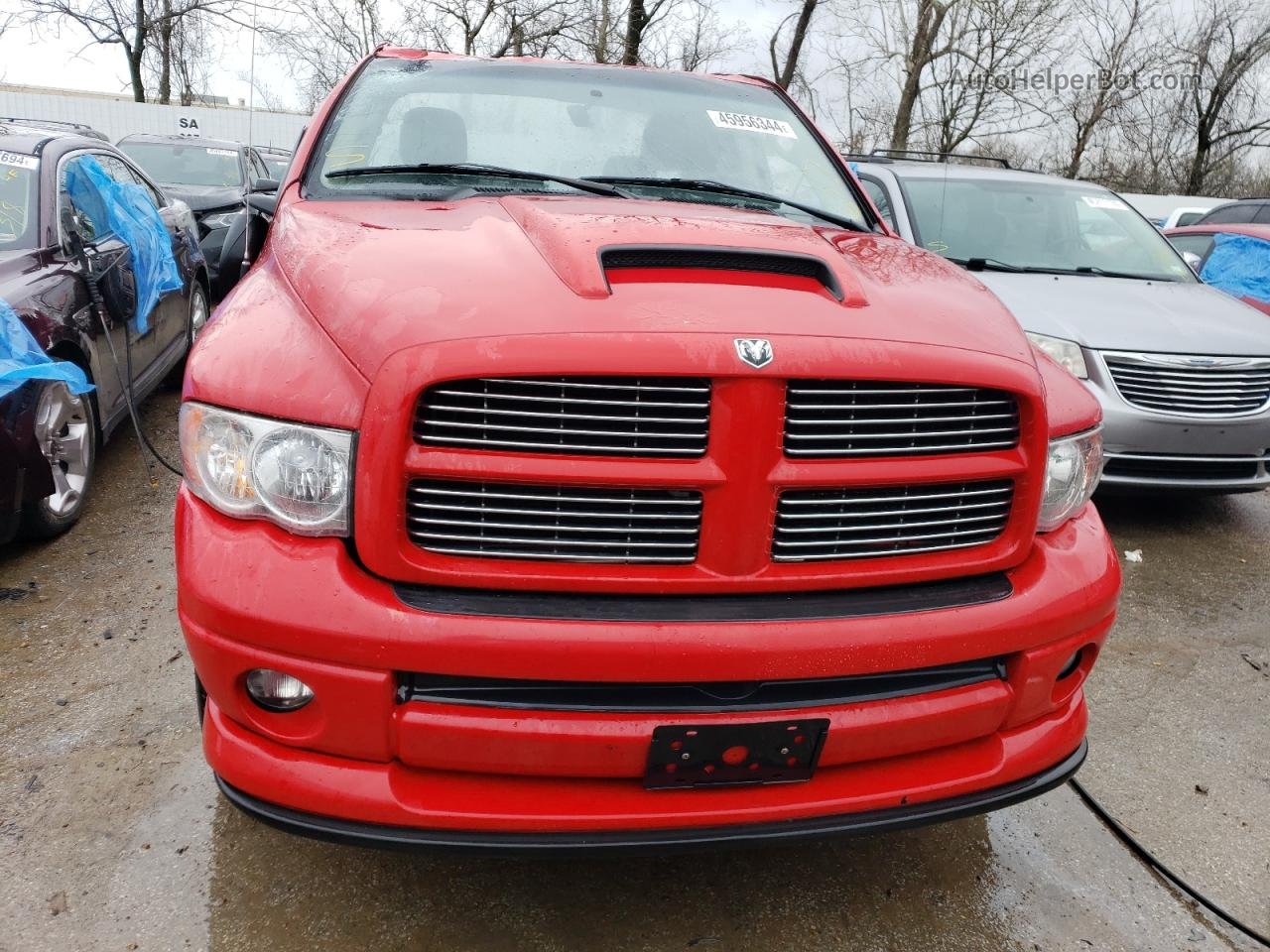 2005 Dodge Ram 1500 St Red vin: 1D7HU18DX5J531797