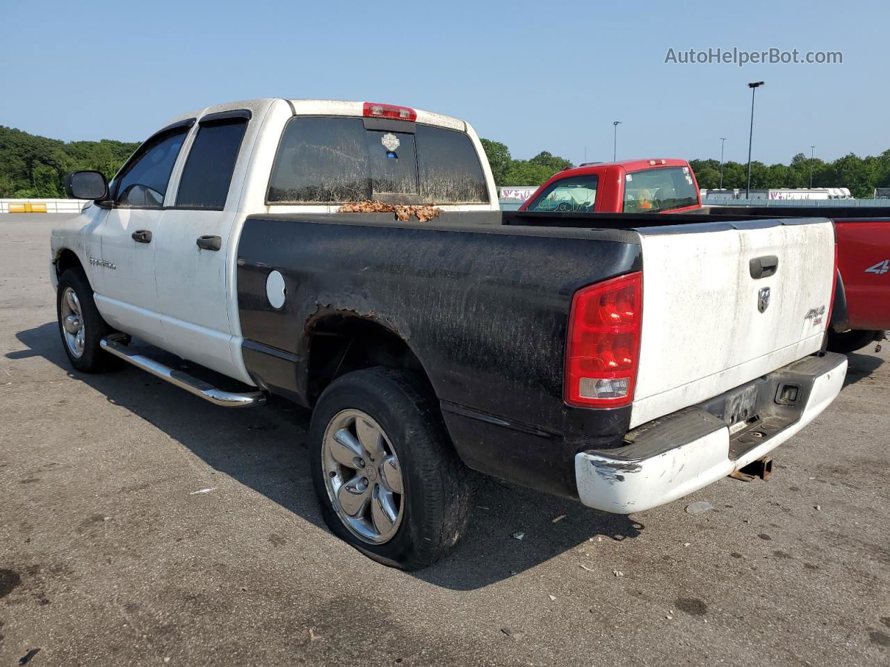 2005 Dodge Ram 1500 St White vin: 1D7HU18DX5S229307