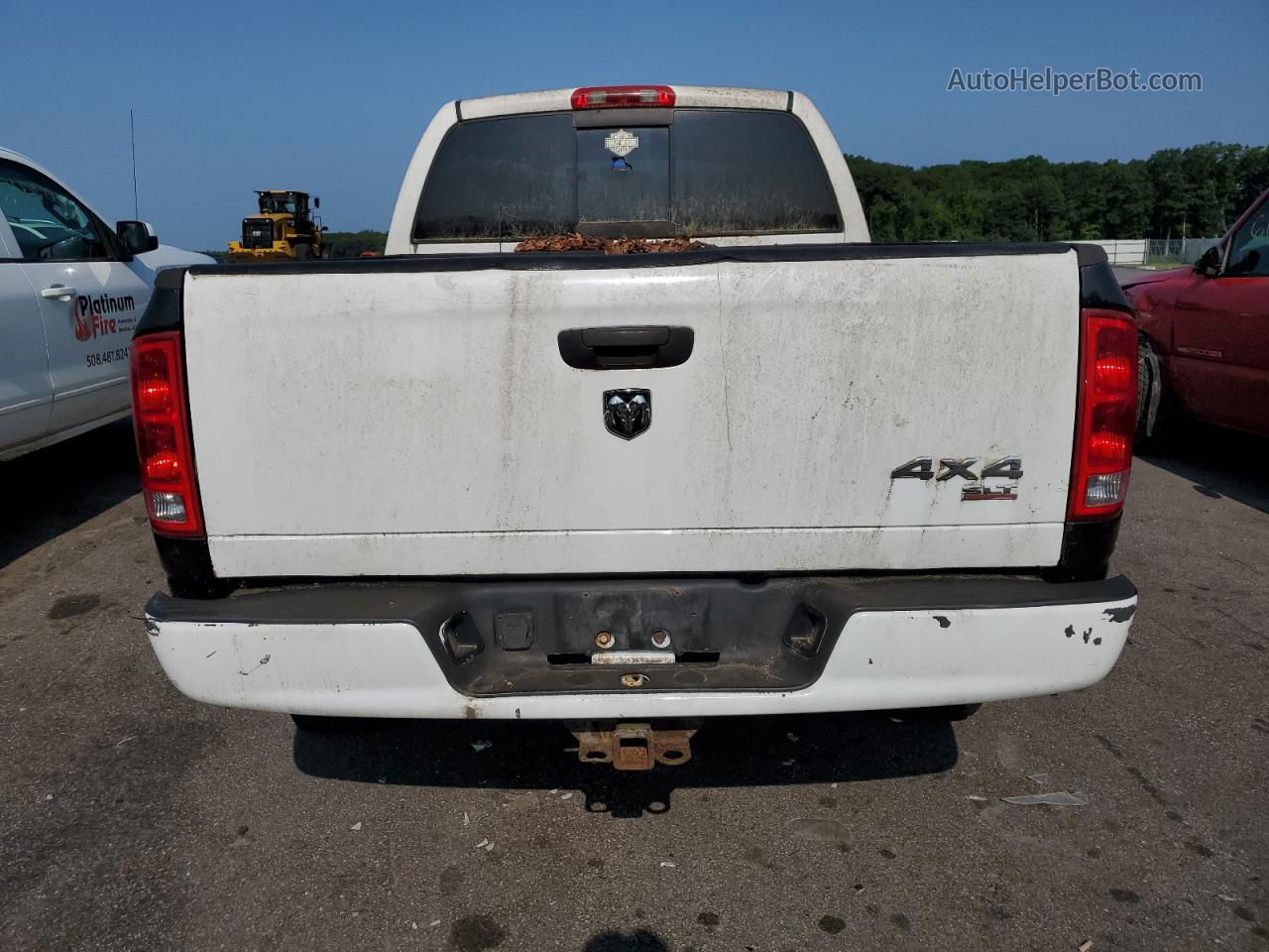 2005 Dodge Ram 1500 St White vin: 1D7HU18DX5S229307