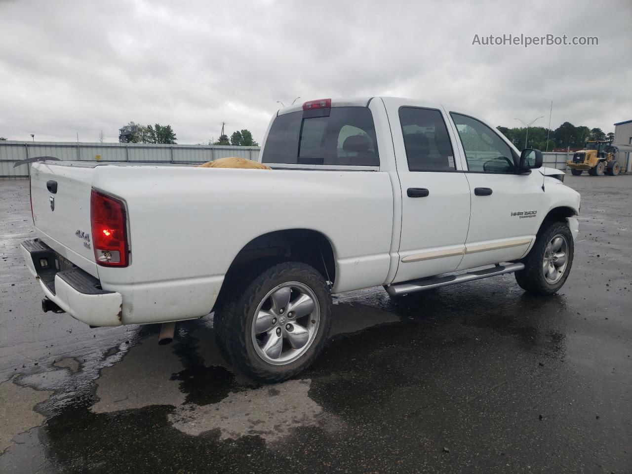 2005 Dodge Ram 1500 St White vin: 1D7HU18DX5S359006