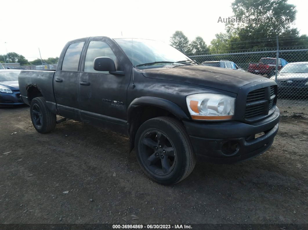 2006 Dodge Ram 1500 Slt Black vin: 1D7HU18N06S577398