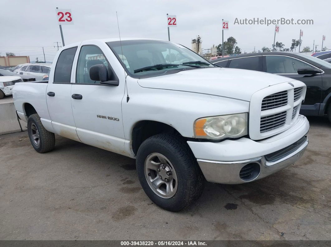 2005 Dodge Ram 1500 Slt/laramie White vin: 1D7HU18N15S340935