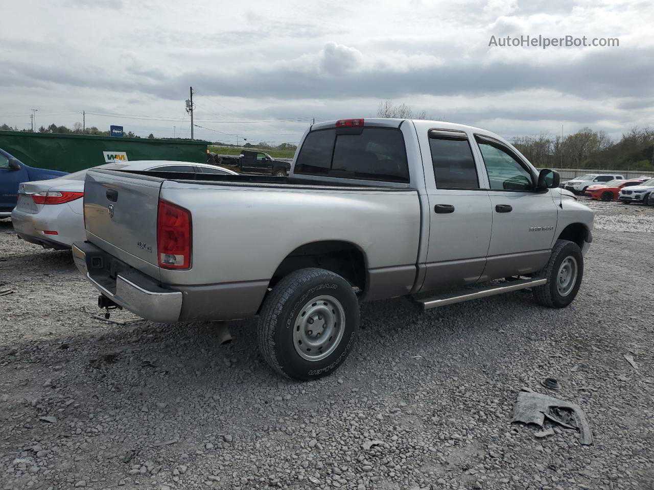 2005 Dodge Ram 1500 St Silver vin: 1D7HU18N25J609580