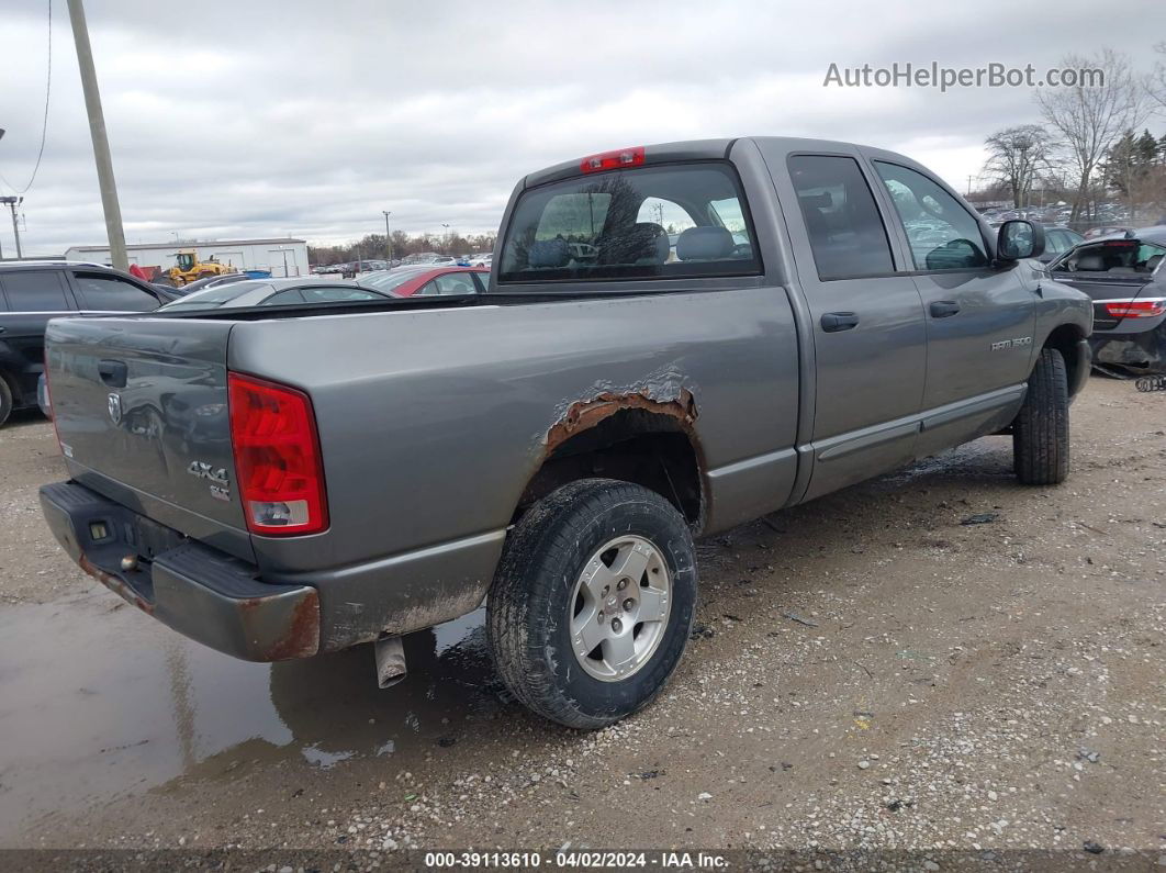 2005 Dodge Ram 1500 Slt/laramie Gray vin: 1D7HU18N35S196689