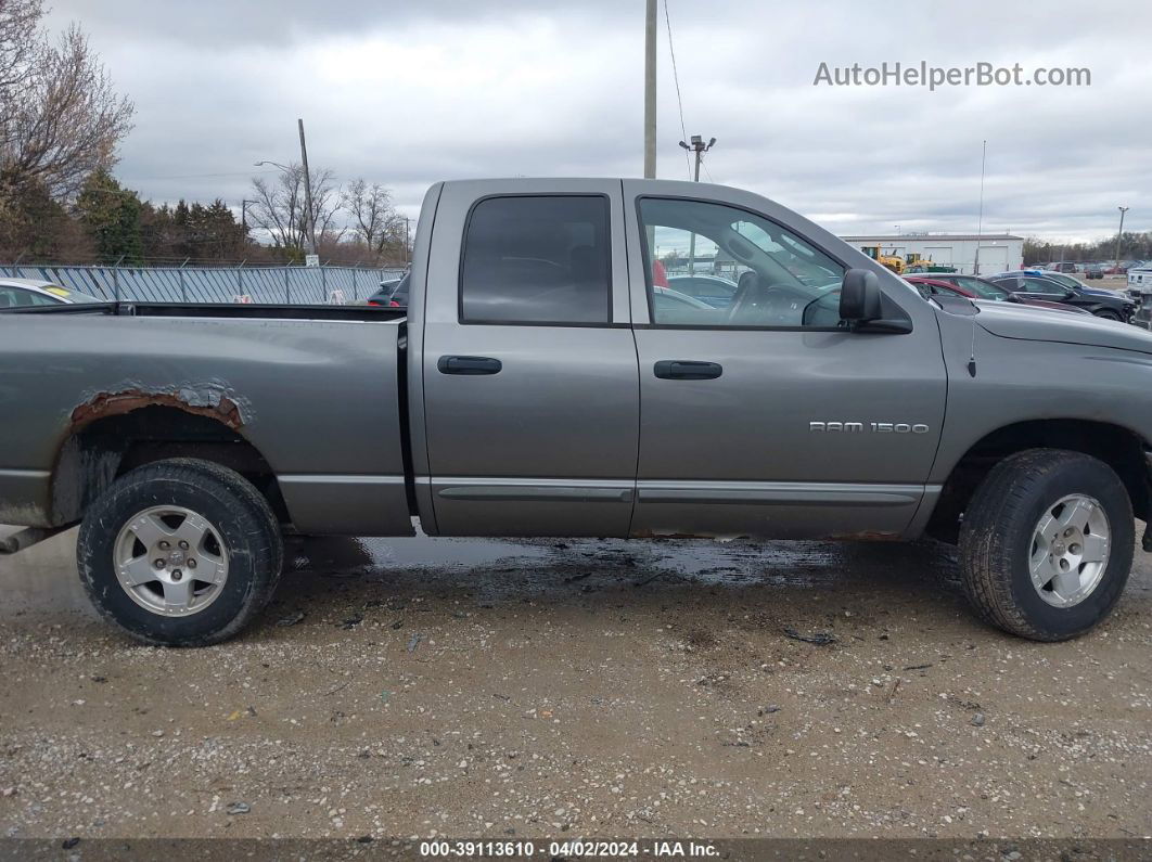 2005 Dodge Ram 1500 Slt/laramie Gray vin: 1D7HU18N35S196689