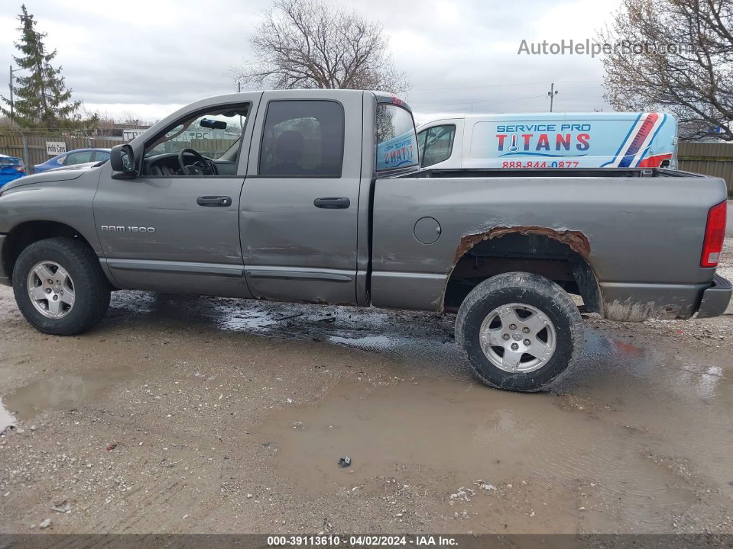 2005 Dodge Ram 1500 Slt/laramie Gray vin: 1D7HU18N35S196689