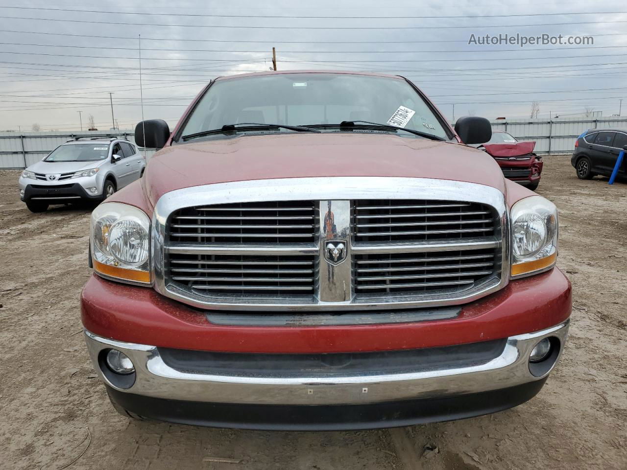 2006 Dodge Ram 1500 St Red vin: 1D7HU18N36S640140