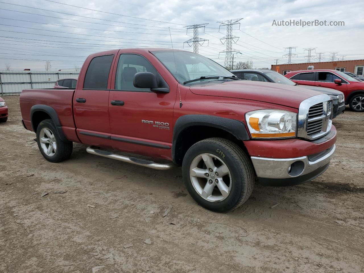 2006 Dodge Ram 1500 St Красный vin: 1D7HU18N36S640140