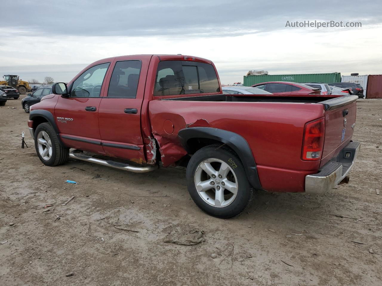 2006 Dodge Ram 1500 St Red vin: 1D7HU18N36S640140