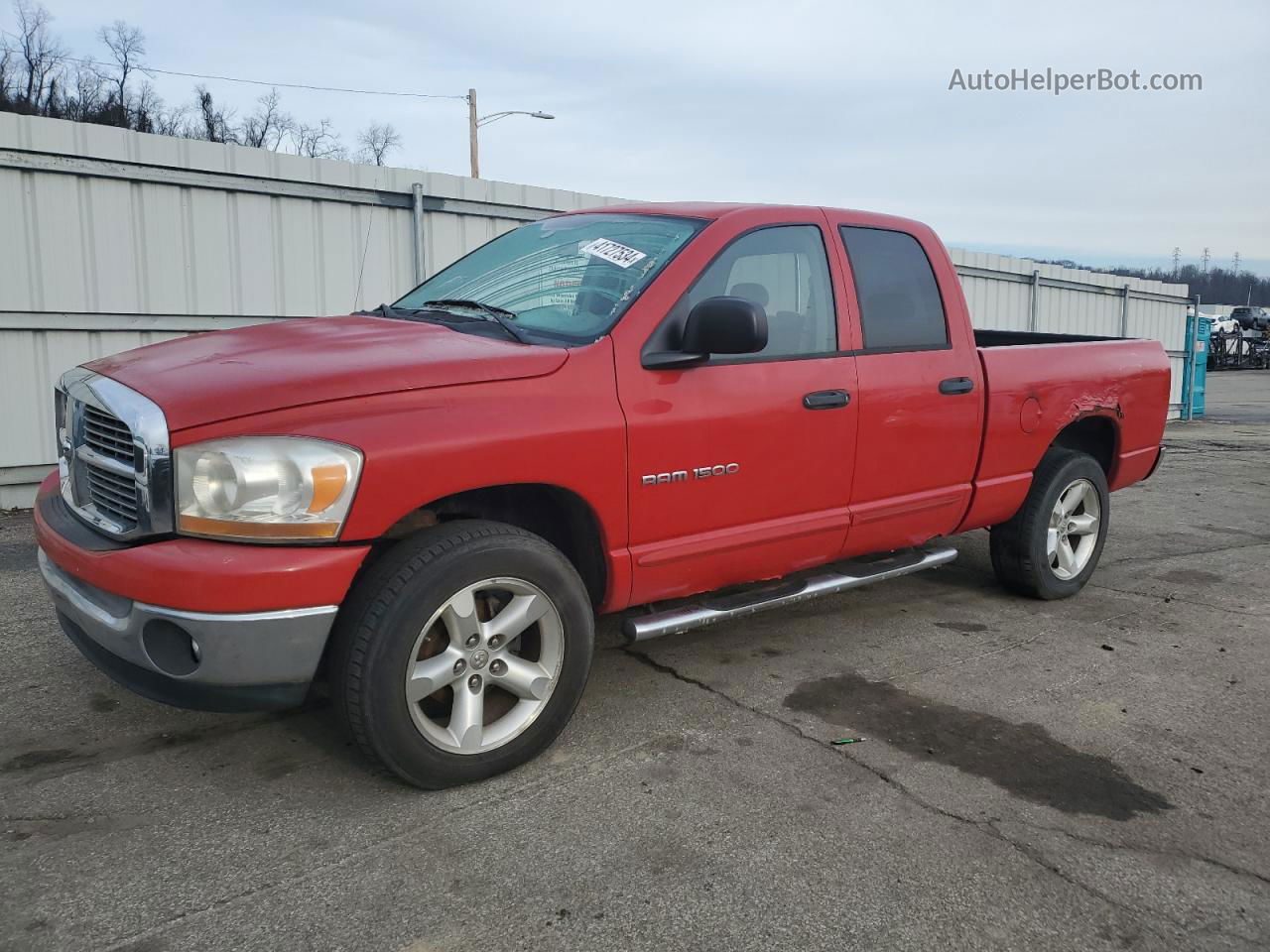 2006 Dodge Ram 1500 St Red vin: 1D7HU18N36S663126