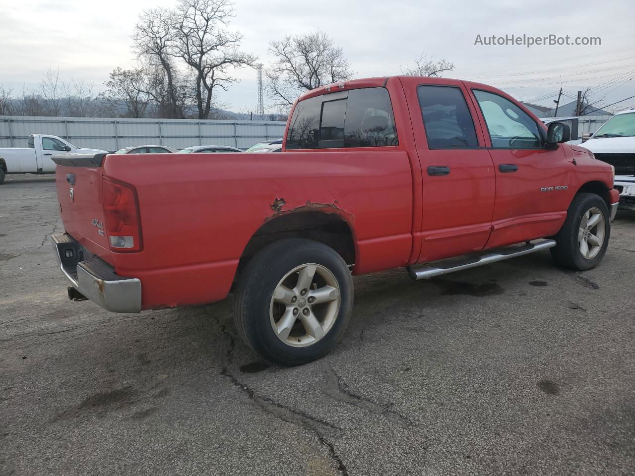 2006 Dodge Ram 1500 St Red vin: 1D7HU18N36S663126